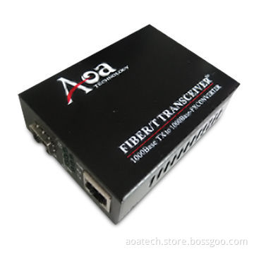 Giga SFP Media Converter for 10/100/1000M Gigabit Network, with LC Connector SFPNew